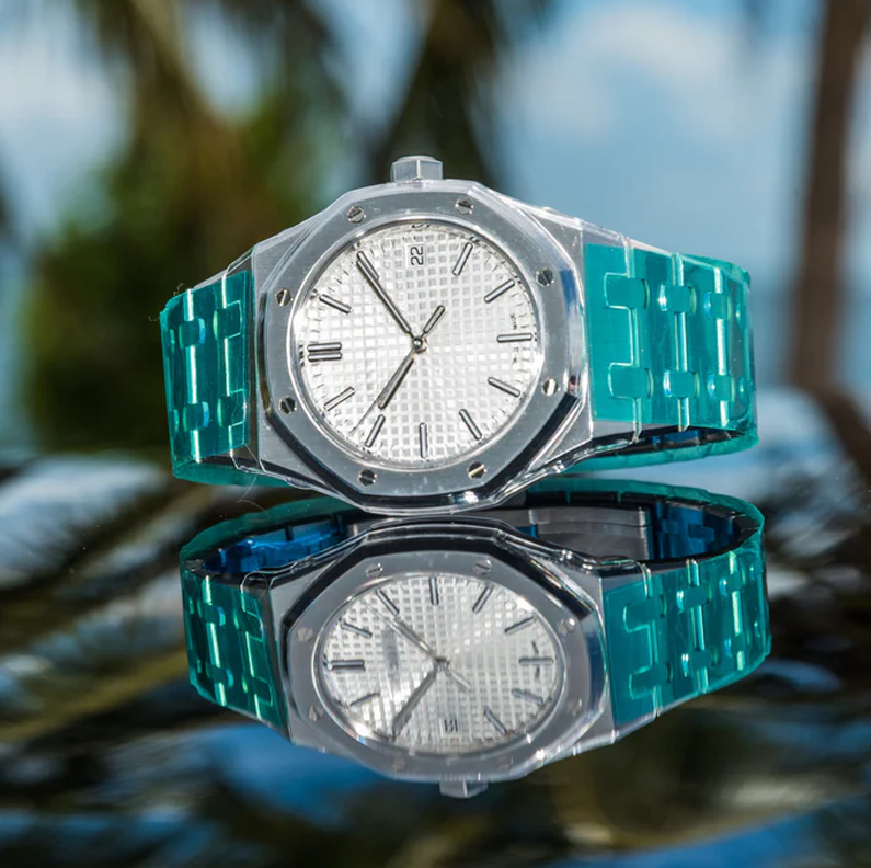Luxury Watches - Aqua Mint Translucent
