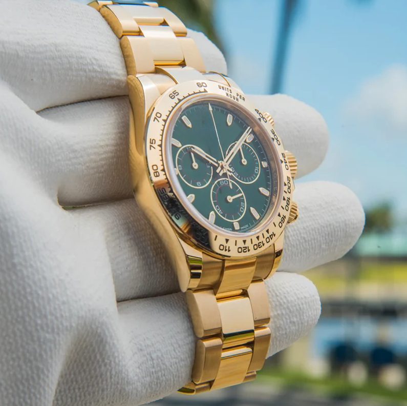 Luxury Watches - Daytona Emerald President