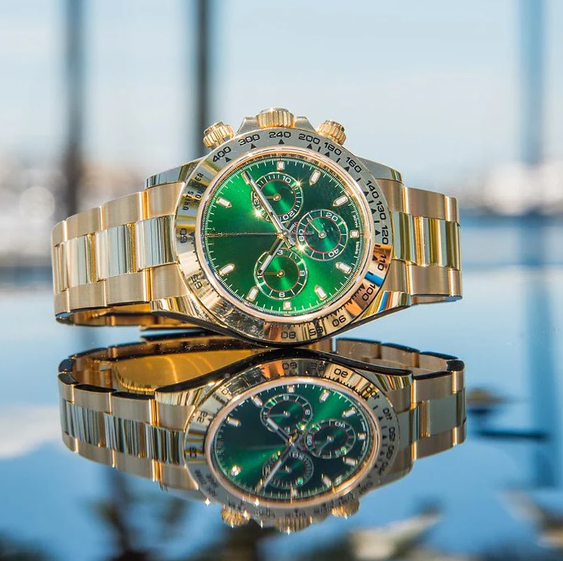 Luxury Watches - Daytona Emerald Green Gold