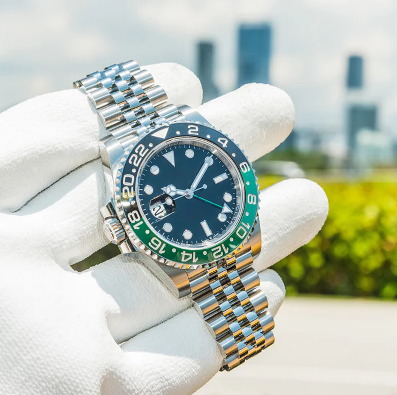 Luxury Watches - GMT Master II Sprite Green