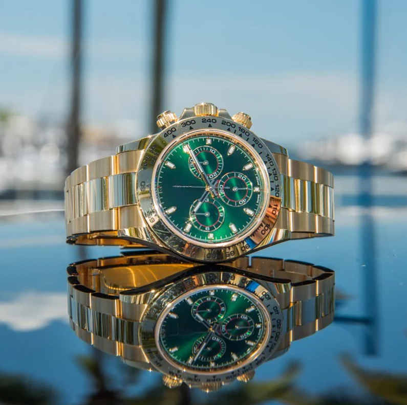 Luxury Watches - Daytona Emerald President